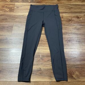 Lululemon Athletica Invigorate High-Rise Tight 25" EVERLUX Leggings Size 8 Black
